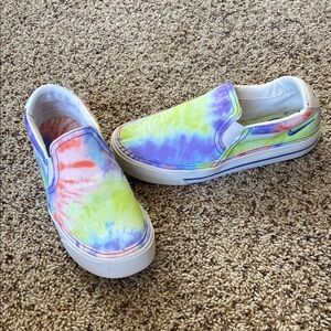 Women’s Nike Court Legacy Tie-Dye Slip On Canvas Shoes - Size 5.5